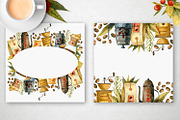 Coffee Illustrations Watercolor, a Texture Illustration by annasokol_ (Thumbnail 4 of 13)