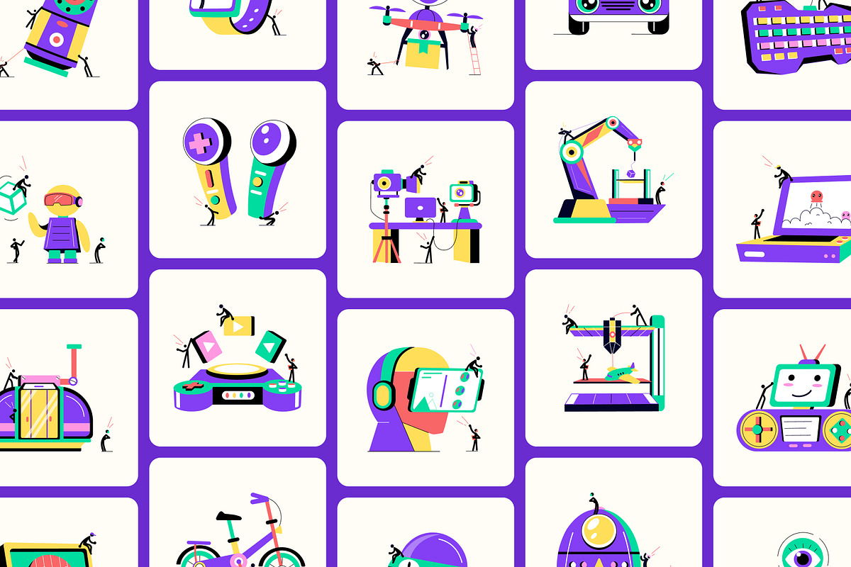Technology and Innovation Bundle, a Technology Illustration by Brickclay (Photo 7 of 16)