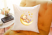 Nursery Clipart Cute Teddy Bear Clip, an Illustration by Sublimation Artist (Thumbnail 6 of 6)