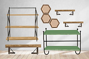Vintage toys. Hand drawn clipart set, an Illustration by Cocoa studio by Eliza M (Thumbnail 5 of 8)