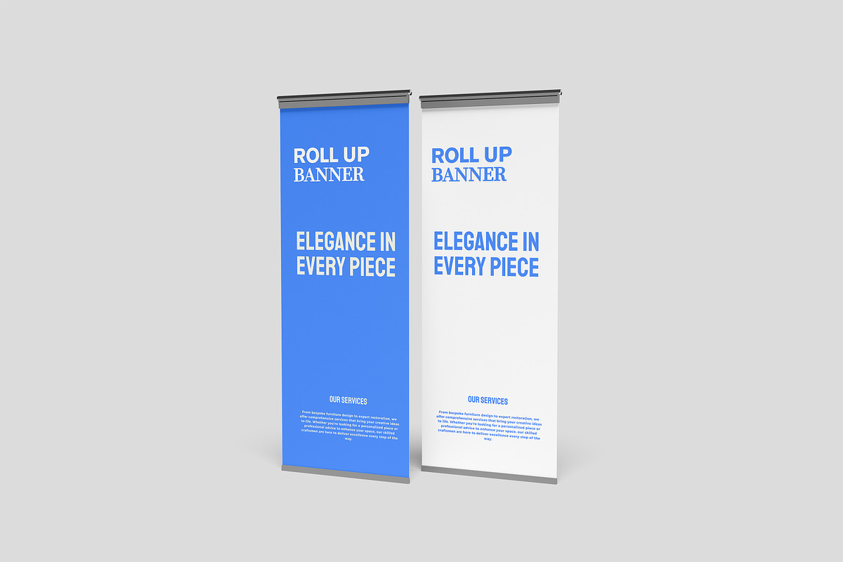 Roll Up Banner Mockup, an Advertising Mockup by Afif_studio (Photo 5 of 5)