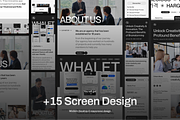 Worker - Company Website UI KIT App, a Device Mockup by Odama (Thumbnail 4 of 6)