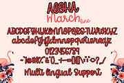 Aloha March, a Script Font by Dm Studio (Thumbnail 8 of 8)