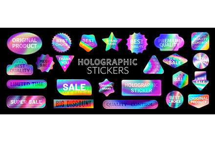 Holographic stickers hologram