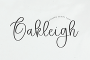Oakleigh | Modern Script Font, a Script Font by KA Designs (Thumbnail 1 of 11)