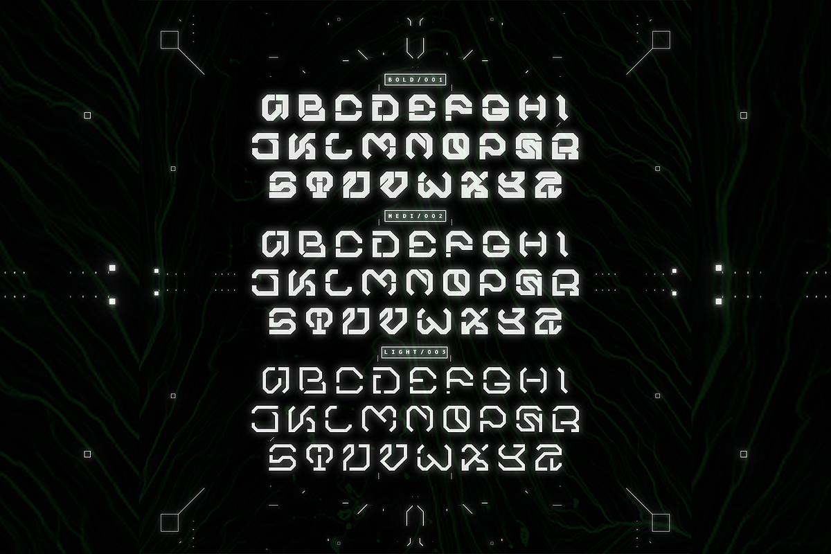 ZYXROCK TYPEFACE // FONT, a Font by NXRMALIST (Photo 2 of 3)