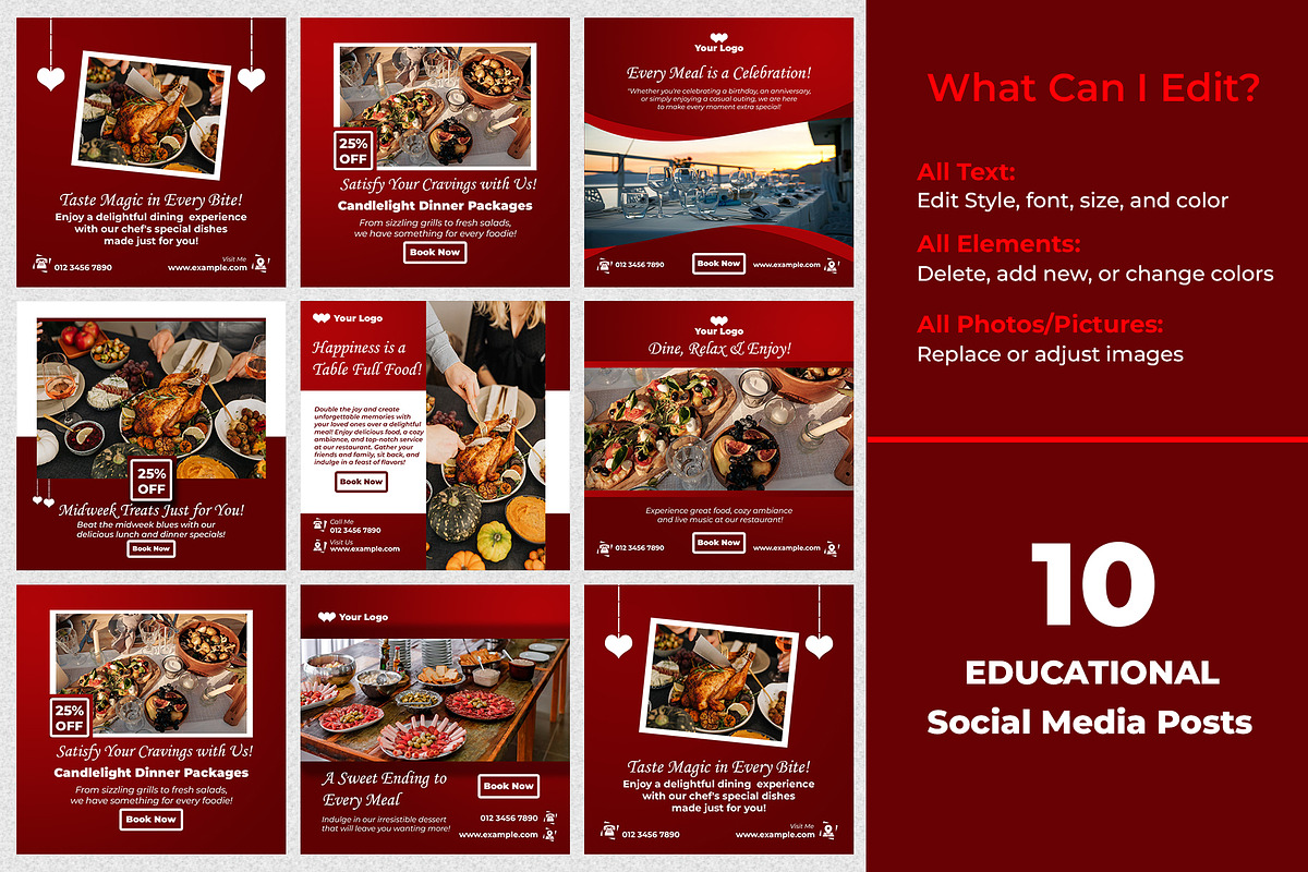 Restaurant - Food - Cafe - Post, a Social Media Template by Mohammad Sarfaraz (Photo 4 of 5)