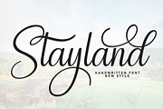 Stayland | Script Font, a Handwritten Font by Scratchones (Thumbnail 1 of 9)