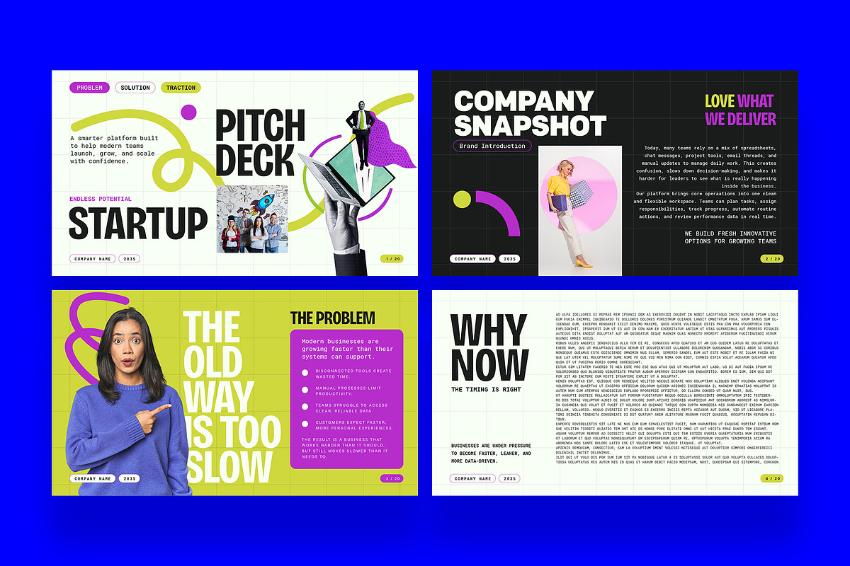 Creative Startup Pitch Deck Present, a Presentation Template by BrandPacks (Photo 2 of 7)