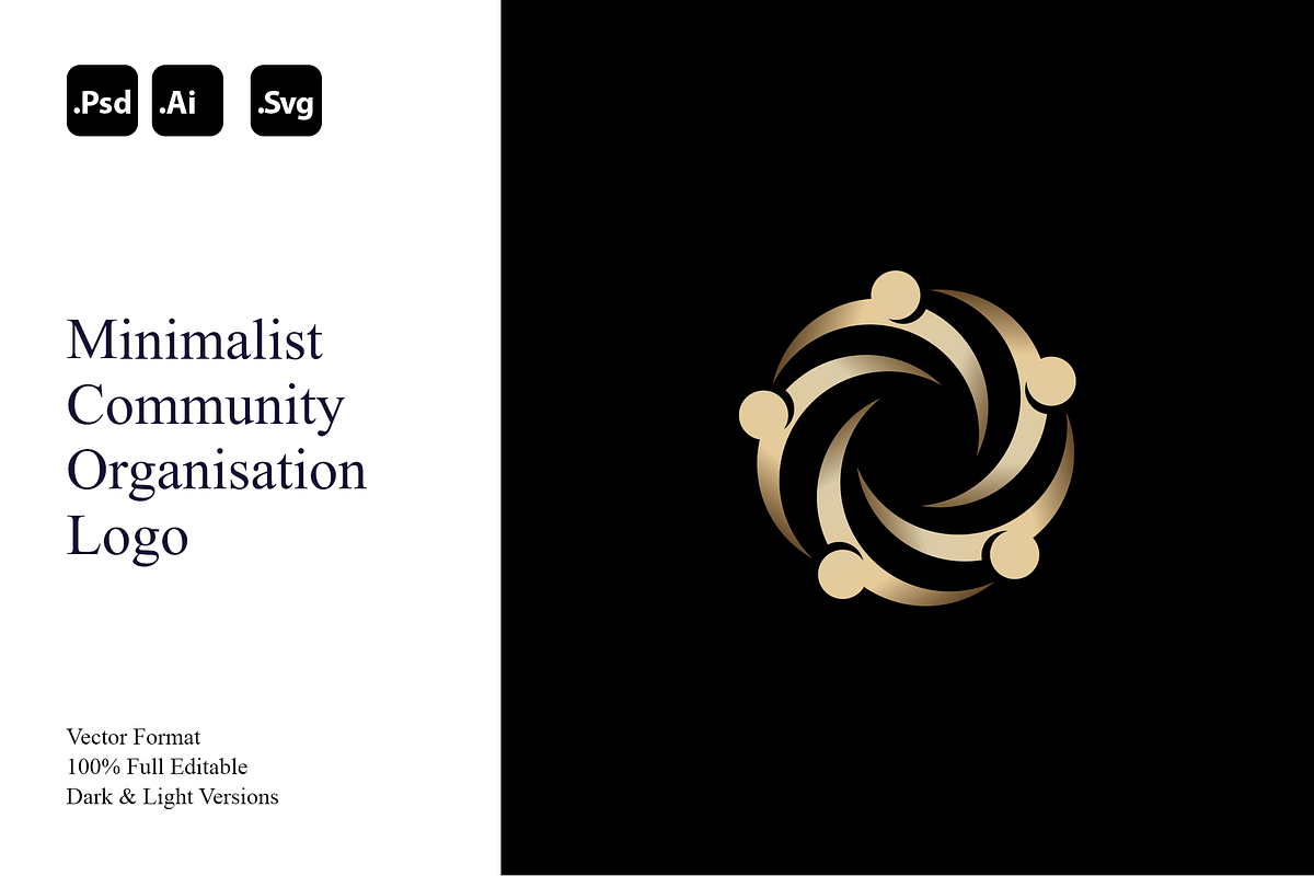 Luxury Community Organisation Logo, a Branding & Logo Template by Luxury Logos (Photo 1 of 4)