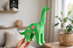 Brontosaurus - 3d papercraft