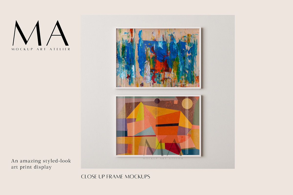 Close Up 2 Frames Mockup Bundle, a Household Mockup by Mockup Art Atelier (Photo 6 of 20)