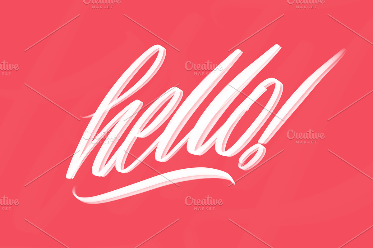 Young Vegas Hand Lettering Brushes, a Brush Add-On by IIAspire (Photo 3 of 14)