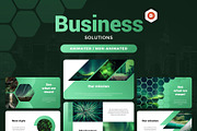 Business Corporate Solutions, a Presentation Template by Evgeny Bagro (Thumbnail 1 of 8)