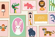 Girls Nursery Prints Bundle, a Background Graphic by Artemsky (Thumbnail 2 of 13)