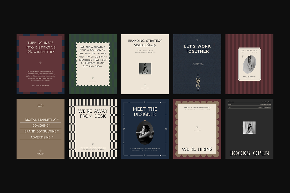 Classic Aesthetic | Social Media Kit, a Social Media Template by Studio Provo (Photo 7 of 7)