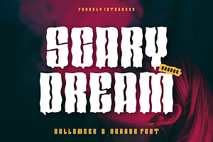 Scary Dream - Halloween Font