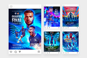 Football Matchday Instagram Template, a Social Media Template by Bornx Design (Thumbnail 7 of 7)