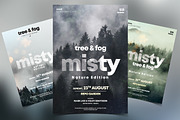 Misty Fog - 3 Event PSD Flyers, a Flyer Template by PixelsDesign (Thumbnail 1 of 4)