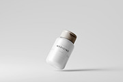 Plastic Medicine Bottle Mockup, a Cups & Container Mockup by pmvch (Thumbnail 5 of 10)