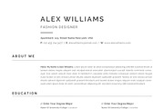 Resume Template / CV, a Resume Template by CreativeZoom (Thumbnail 5 of 7)
