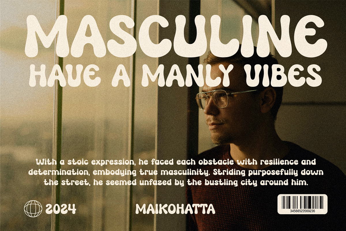Puckyla - Bubble Display Font, a Sans Serif Font by MaikoHatta (Photo 8 of 8)