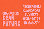 DEAR FUTURE | COOL SANS, a Sans Serif Font by Maria Feliz Fonts (Thumbnail 9 of 10)
