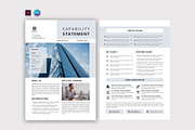 Capability Statement Templates, a Stationery Template by Design Zone (Thumbnail 1 of 6)