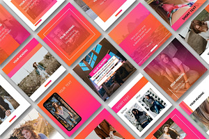 Pink CANVA Instagram Template N23