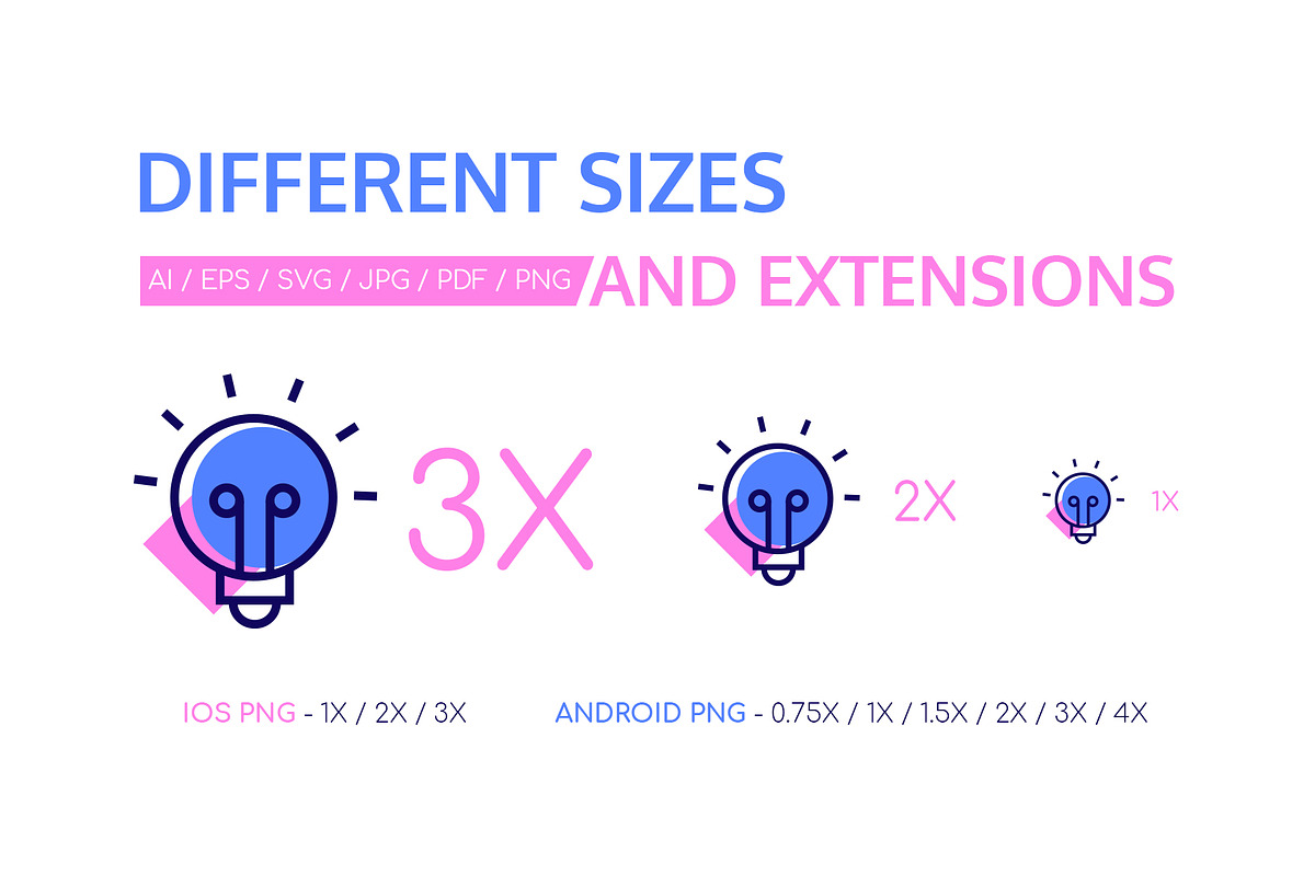 Line design icons with color filling, an Outline Icon by Boyko Pictures (Photo 3 of 10)