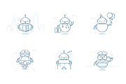 16 Robots Illustrations, an Illustration by SHER-SHAK (Thumbnail 3 of 4)