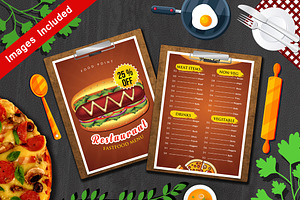 Restaurant Menu Print Templates