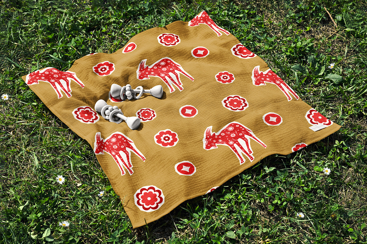 Goat Pattern, a Pattern Graphic by Groovy Arts (Photo 5 of 5)