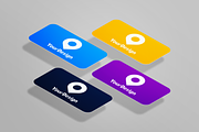 Editable perspective business cards, a Print Template by nikstudio (Thumbnail 2 of 3)