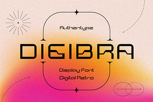 Digibra - Digital Retro Display Font