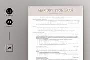 ATS Resume & Cover Letter Word, a Resume Template by Resume Bureau (Thumbnail 1 of 5)