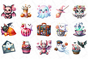 Cute Halloween Clipart, an Illustration by DreamPrint404 (Thumbnail 5 of 5)