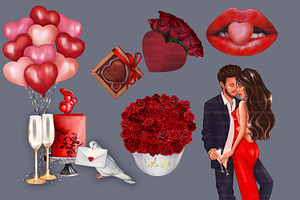 Valentines Day Clipart, Love Clipart