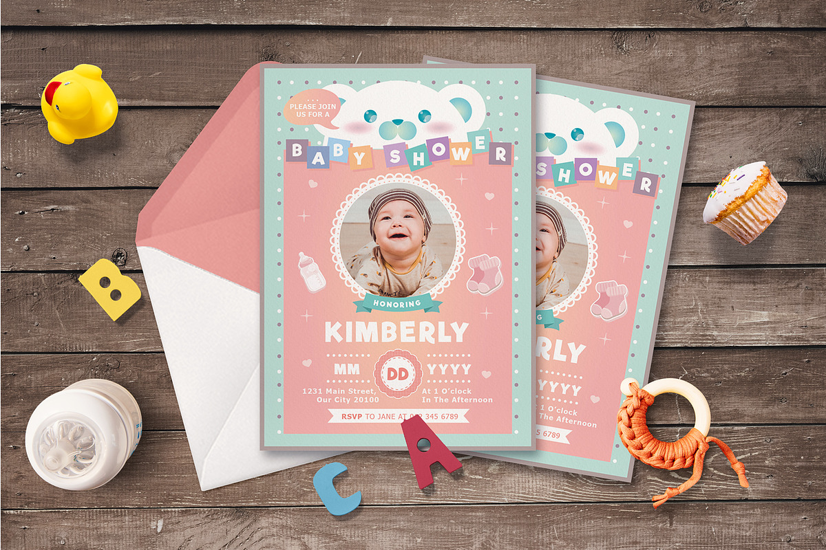 BABY SHOWER INVITATION, an Invitation Template by Totem Invitation House (Photo 1 of 5)