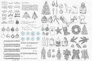 Xmas set graphic illustrations, a Decorative Illustration by Ann Astro (Thumbnail 3 of 24)