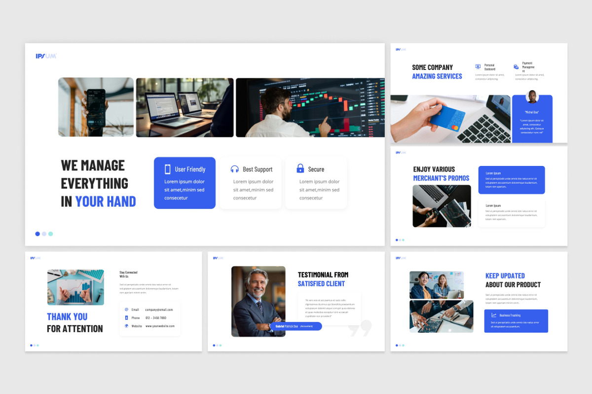 Professional Fintech Company Keynote, a Presentation Template by Antstheme (Photo 2 of 2)