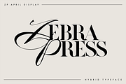 ZP APRIL - Luxury Hybrid Font, a Script Font by Zebra Press (Thumbnail 13 of 13)