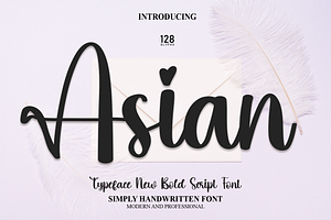 Asian Script Font