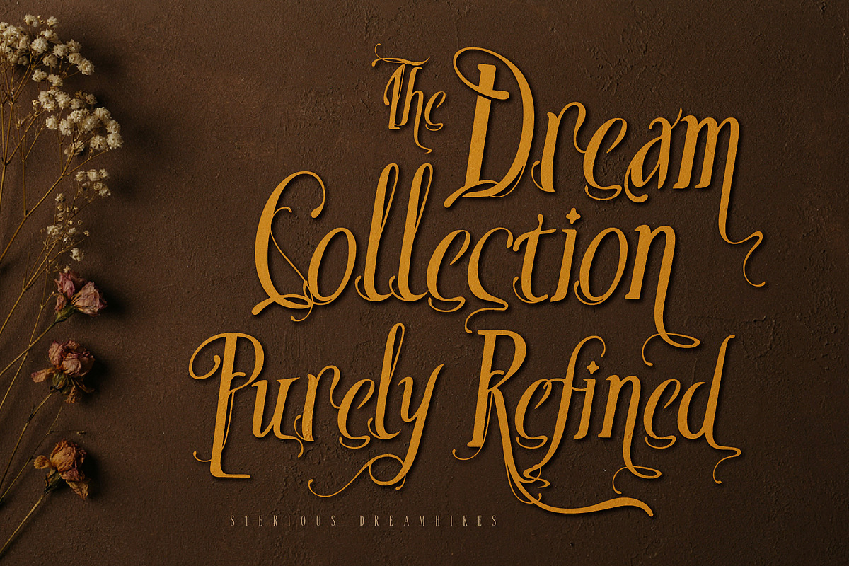 Sterious Dream - Timeless font Trio, a Handwritten Font by HypeWorksCo (Photo 18 of 42)