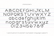 School Lunch Sans, a Handwritten Font by Beck McCormick (Thumbnail 10 of 10)