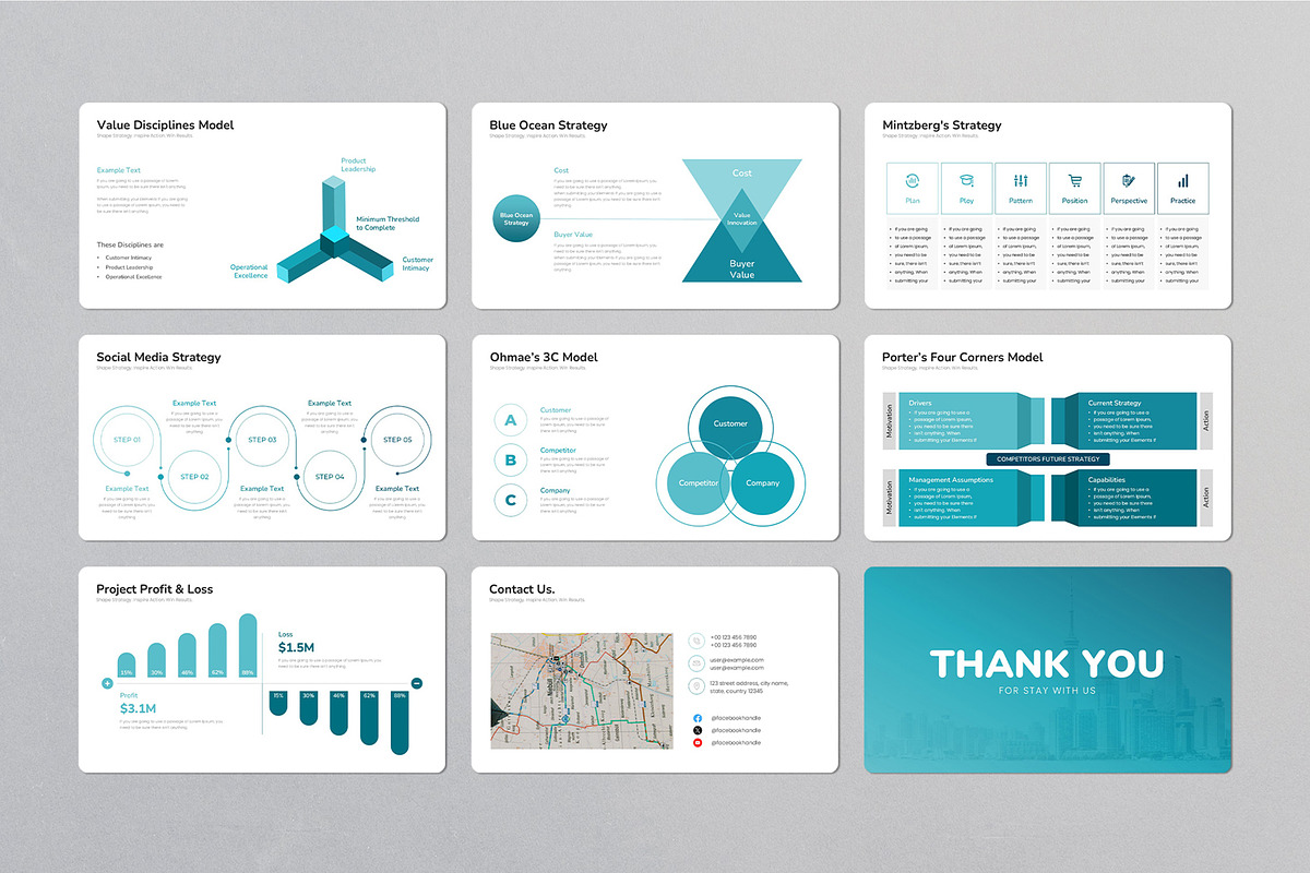 Business Strategy Presentation, a Presentation Template by Design Vault (Photo 7 of 7)