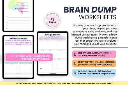 Brain Dump Printable ADHD Planner
