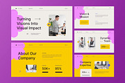 Blue Company Profile PPT, a Presentation Template by Aiyari Graphic (Thumbnail 2 of 5)