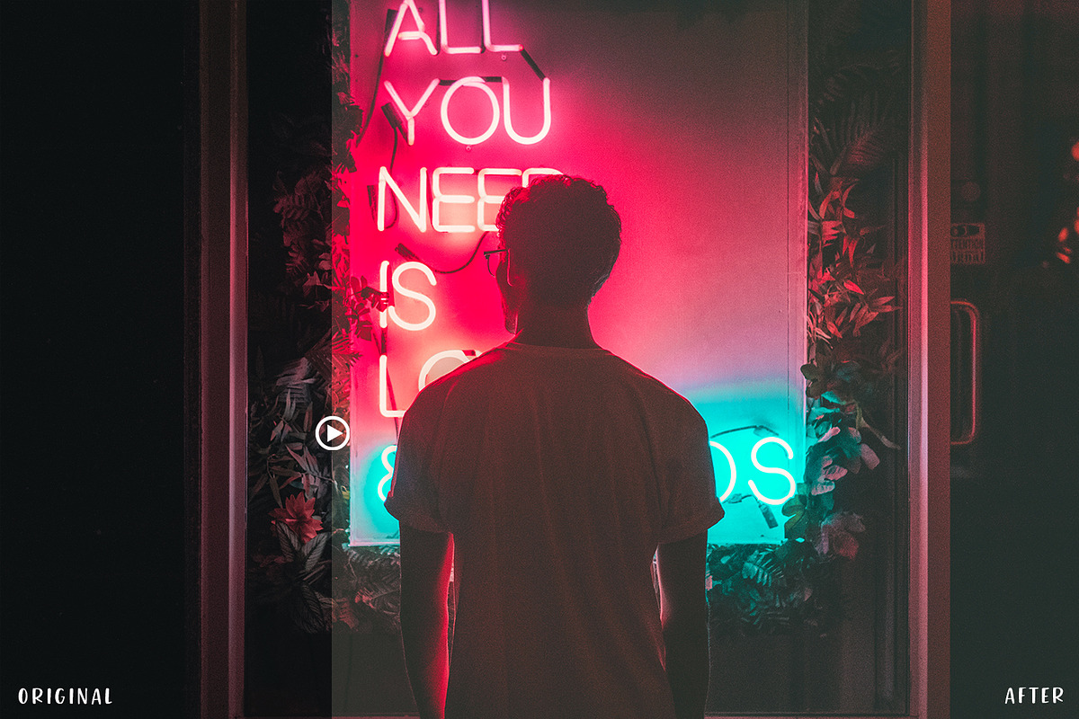 Neon Light Lightroom Presets, an Action Add-On by Presetsh.com (Photo 5 of 18)
