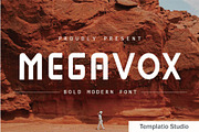 Megavox - Bold Modern Font, a Sans Serif Font by Templatiostudio (Thumbnail 1 of 7)